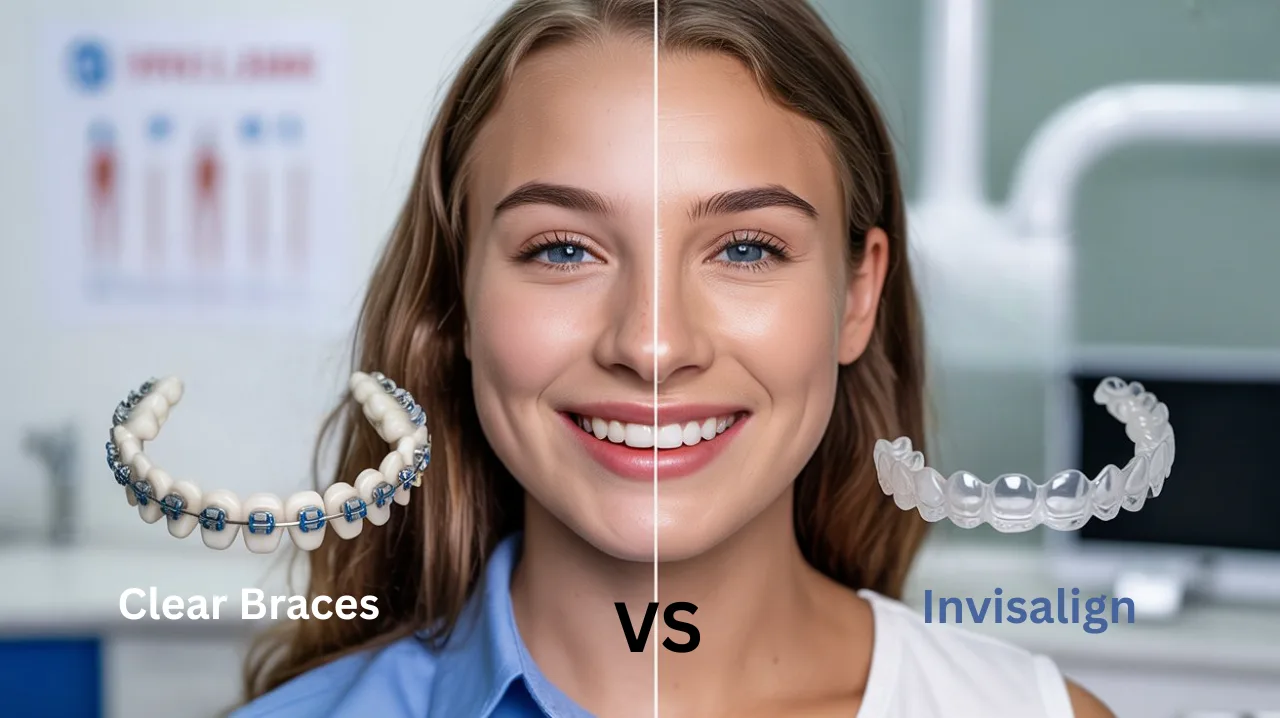 clear braces