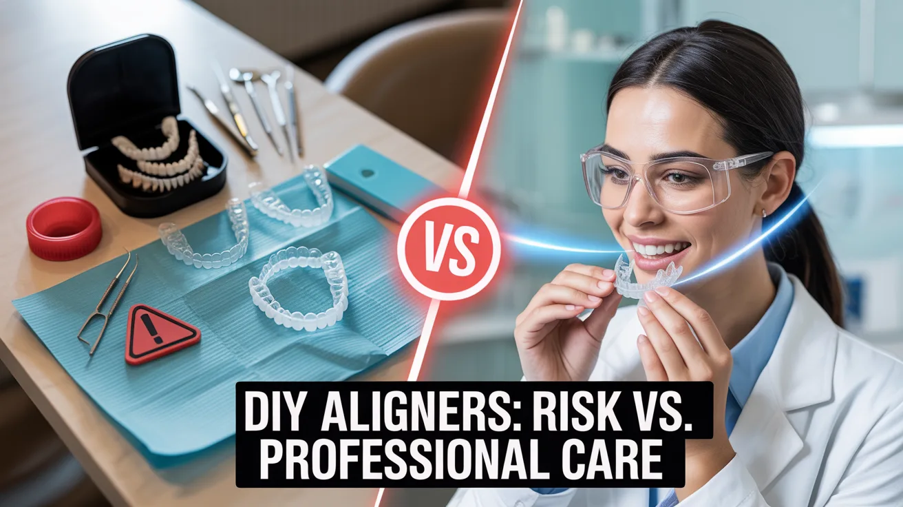 DIY clear aligners risks